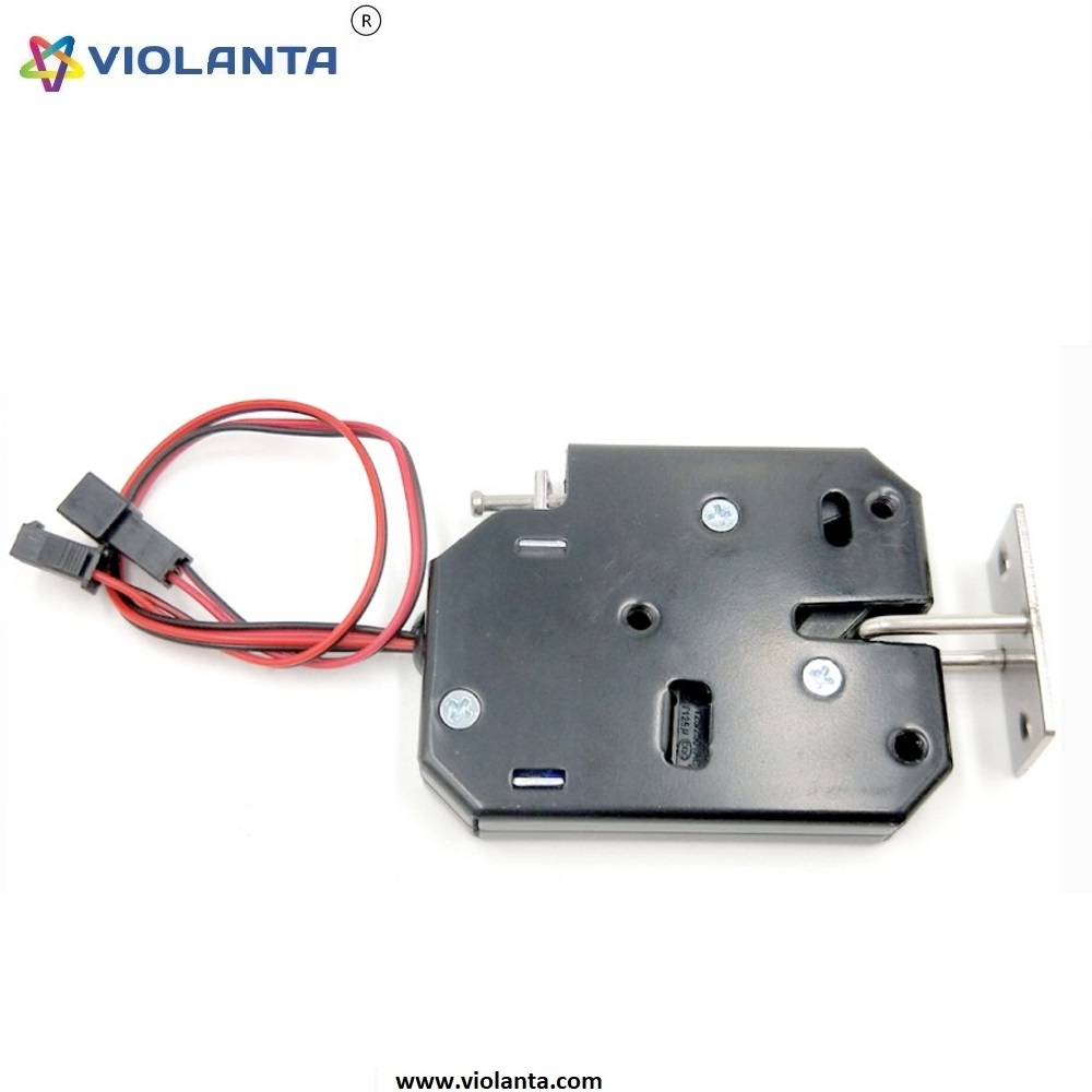 Violanta Security Mobile Charging Lock Electronic Lock DC 12V Invisible Deliver Parcel Cabinet Locker