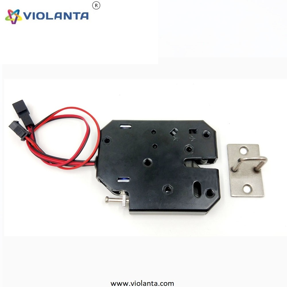 Violanta Hidden Solenoid Keyless Safety Cabinet Door Lock for Intelligent Electronic Express Cabinet Lock