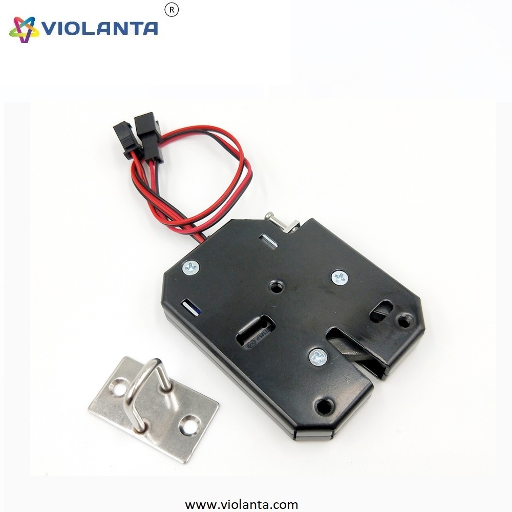 Violanta Hidden Solenoid Keyless Safety Cabinet Door Lock for Intelligent Electronic Express Cabinet Lock