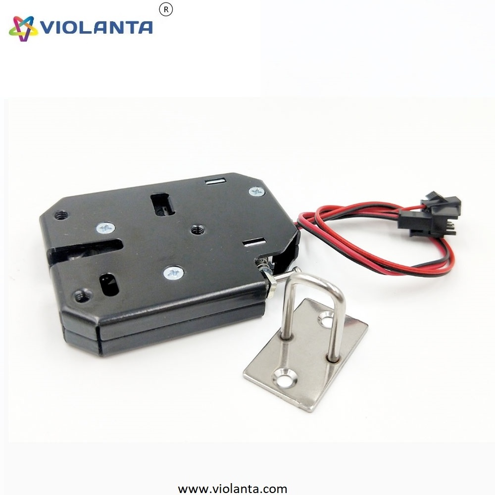 Violanta Hidden Solenoid Keyless Safety Cabinet Door Lock for Intelligent Electronic Express Cabinet Lock