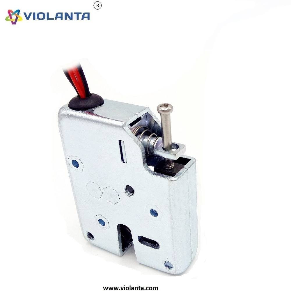 Vending machine locker lock 12v spring loaded electronic lock manufacturer price