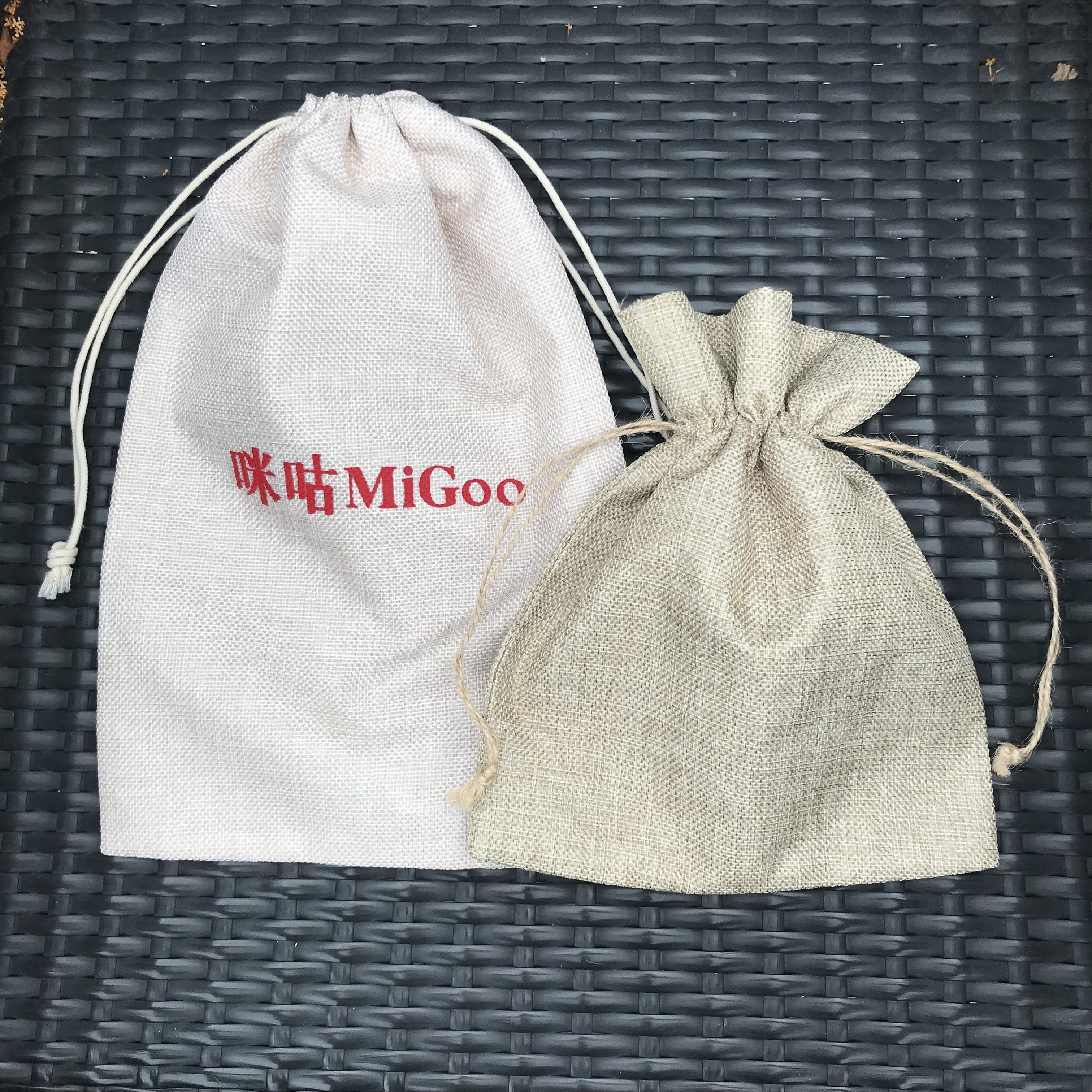 Round Bottom Jute Bag for Rice Packing