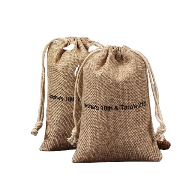 Round Bottom Jute Bag for Rice Packing