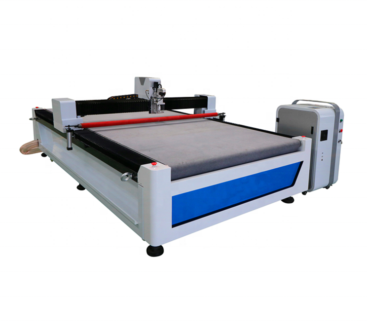 Carton corrugated sheet cnc oscillating V knife box cutting machine box package maker cutting machine