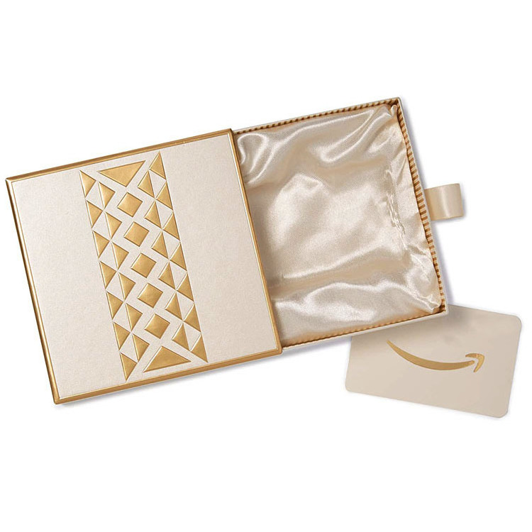 Small Cardboard Jewelry Gift Box Mothers Day Gold Beauty Necklaces Jewelry Box Yellow Hardcover Drawer Box