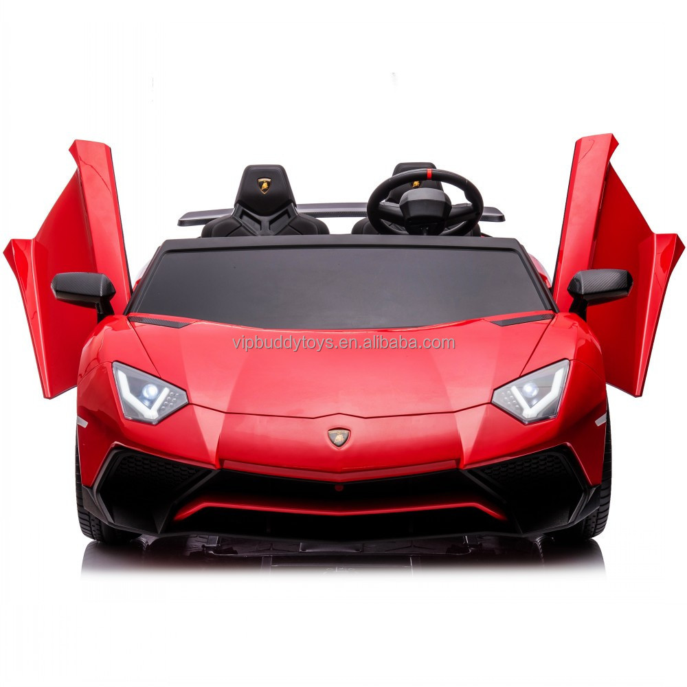 VIP Buddy Luxury Big Two Seat Brushless Kids Ride-on Electric Inflatable Ride-ons 24V Kids Ride on Lamborghini Car