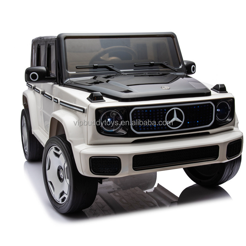 VIP BUDDY New License Mercedes-Benz EQG Ride on Mercedes Benz AMG Toy Cars Kids Electric Cars with Rubber Tires