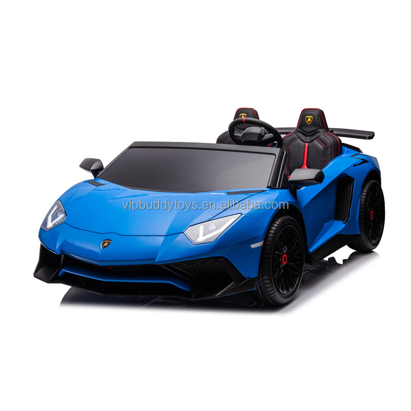 VIP Buddy Luxury Big Two Seat Brushless Kids Ride-on Electric Inflatable Ride-ons 24V Kids Ride on Lamborghini Car