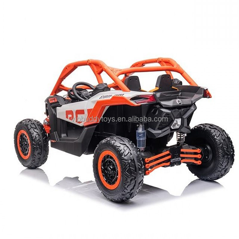 Licensed Power Wheel Children Cars Battery Cars for Kids 2 Seats Car for Kids Ride on 12 Volt Plastic Unisex VIP BUDDY 3-8 Years