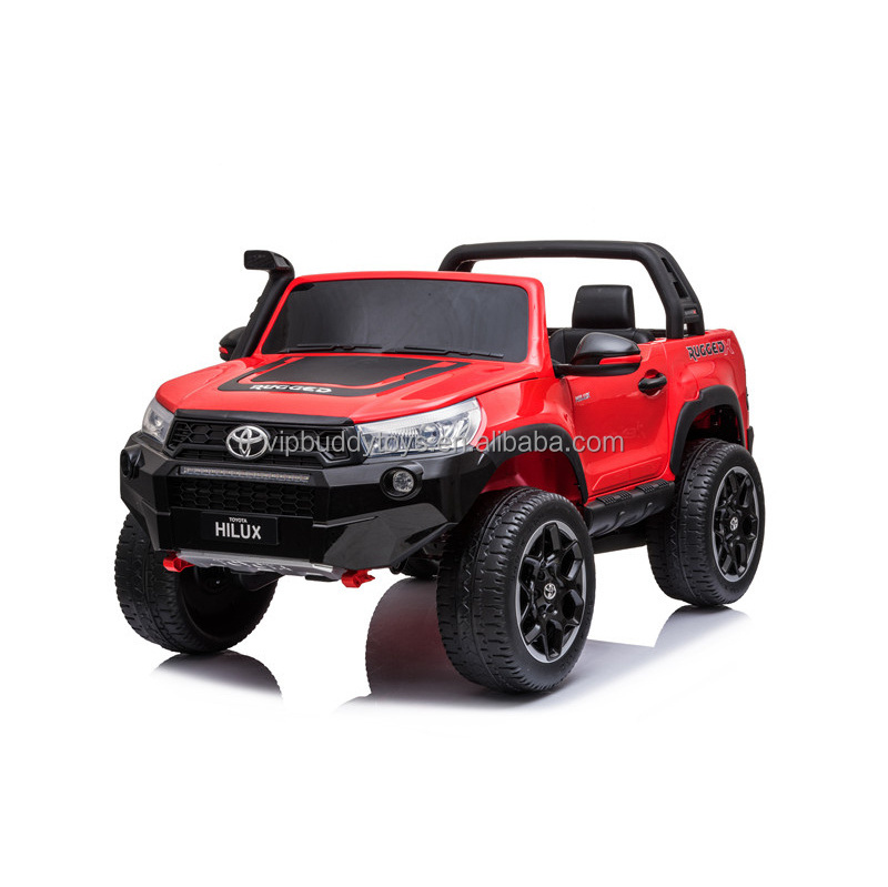 New Model Children 12V14AH Remote Control Car Kids Ride On Car Licensed Toyota Hilux for Kids 4x4 Electric Car Kids