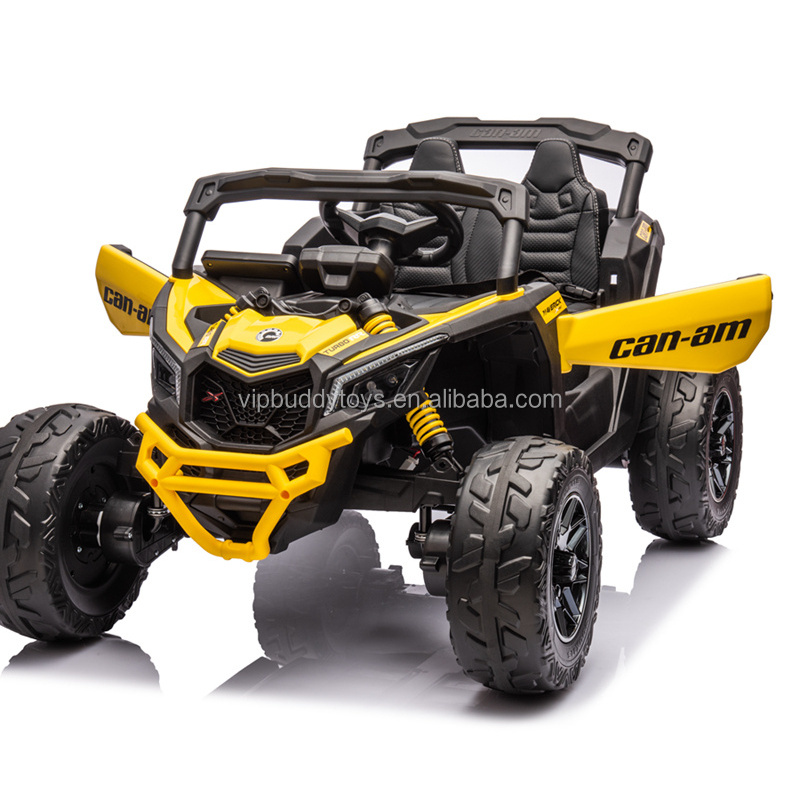 Licensed Can-Am Marverick UTV High Quality Kids Two Seat Electric Ride Rechargeable Battery Ride On Ride-on Cars Can Am Maverick