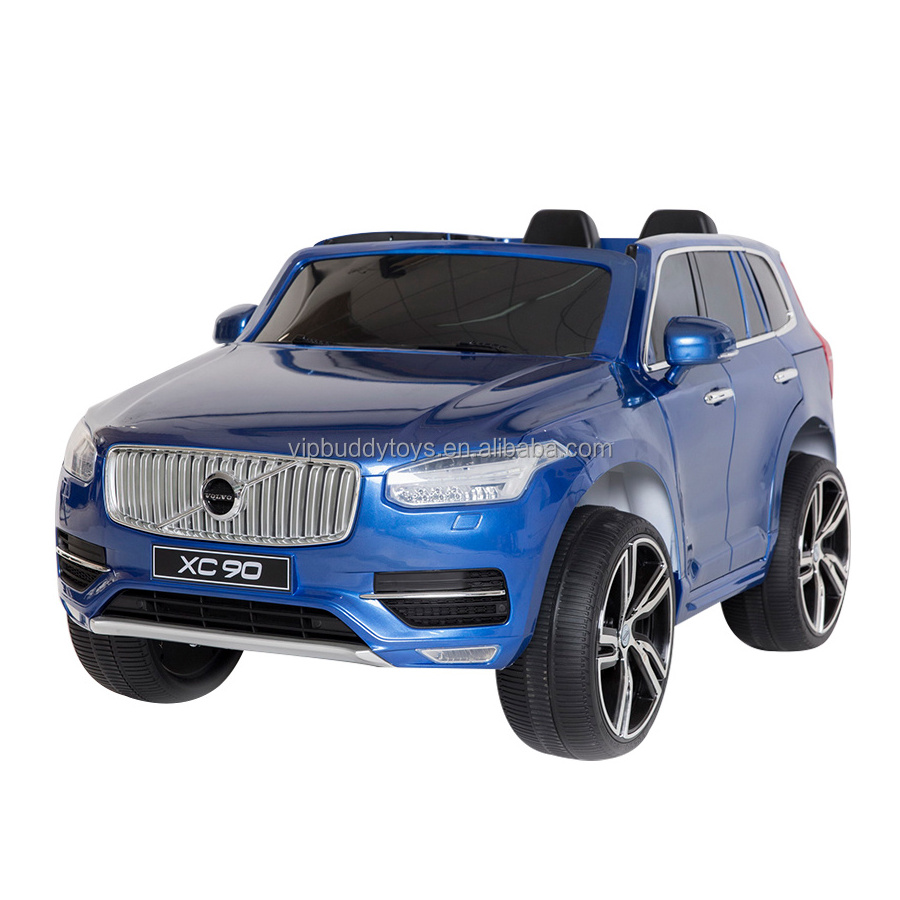 Licensed Volvo XC90 Kids Ride-on RC Toy 12V Four-Wheel Drive Electric Battery Truck with Remote Control Plastic Style