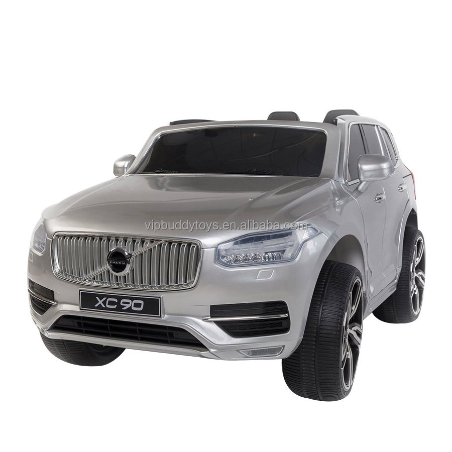 Licensed Volvo XC90 Kids Ride-on RC Toy 12V Four-Wheel Drive Electric Battery Truck with Remote Control Plastic Style