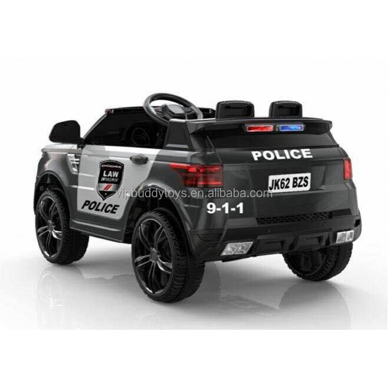 Baby Ride On Two Seats 12v Battery Power Wheel Kids Police Car Electric Ride On Car For Kids To Drive