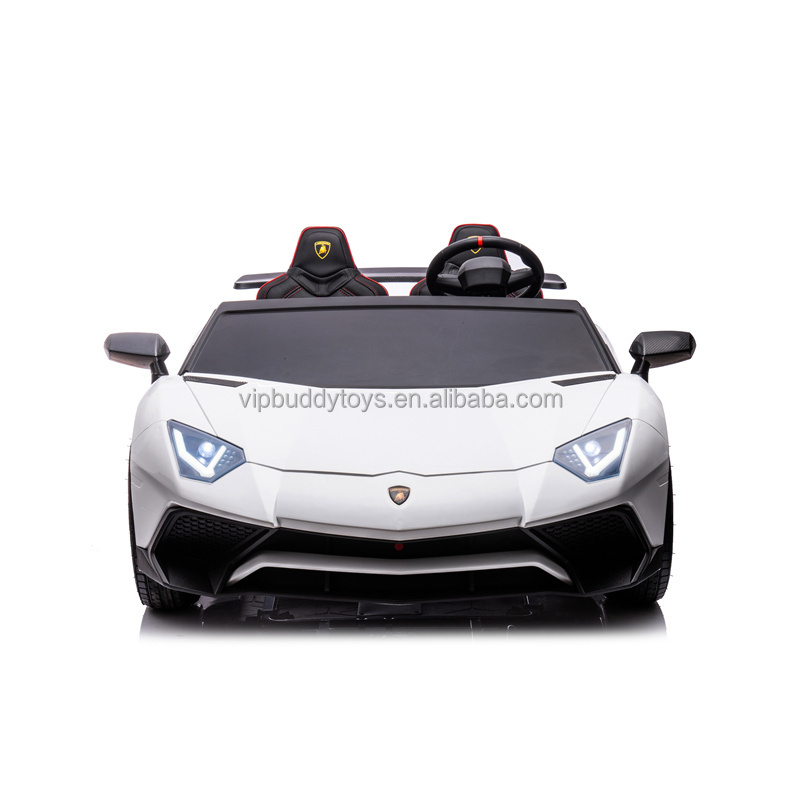 VIP Buddy Luxury Big Two Seat Brushless Kids Ride-on Electric Inflatable Ride-ons 24V Kids Ride on Lamborghini Car