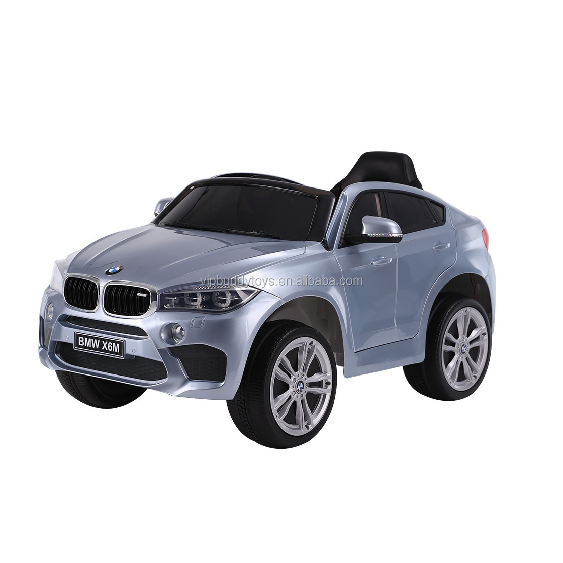 Best Selling Cheap Licensed BMW X6M Kids Steering Wheel Ride on Toy Remote Control Powerful Electric Cars