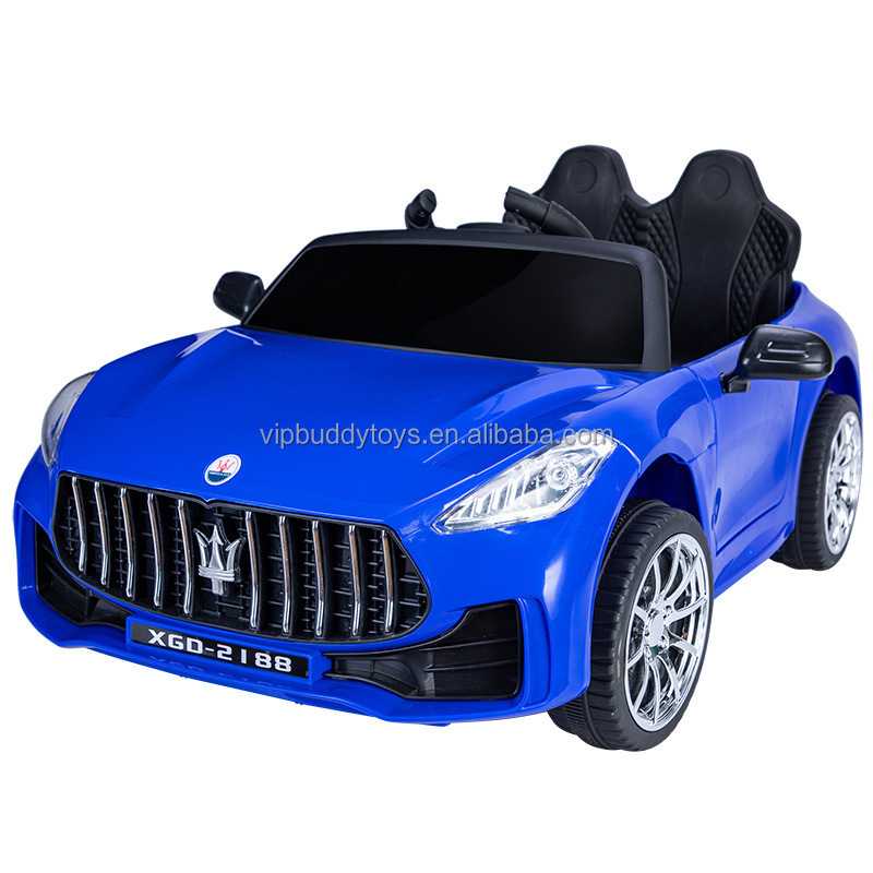 VIP Buddy Tiktok Hot Selling Children's Electric Car Four-wheel Remote Control Baby Toy Car Can Sit In Adult Double Child Car