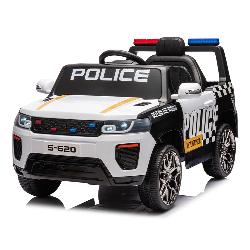 VIP Buddy Kids Ride on Electric Car Toy 4X4 12V Plastic Police Car for Ages 2-7 Wholesale Unisex Electric Vehicle