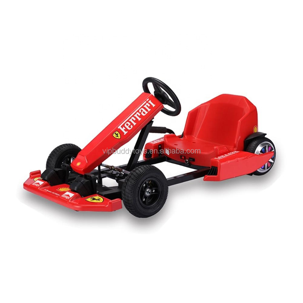 VIP BUDDY Hottest 36V Battery Two 250w Motors Kids Mini-Kart Ride on Car Toy Electric Go Kart for 8-12 Years Old Kids