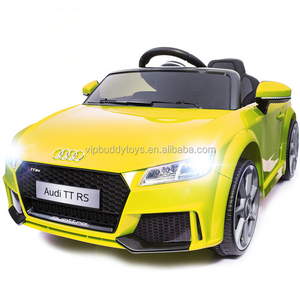 Trade Assurance Factory Price Top Quality Cheap Licensed AUDI TT RS Electric Powered Toy Ride on Car for Big Kids