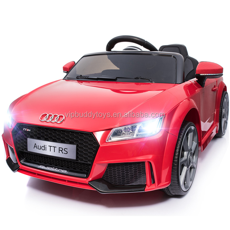 Trade Assurance Factory Price Top Quality Cheap Licensed AUDI TT RS Electric Powered Toy Ride on Car for Big Kids