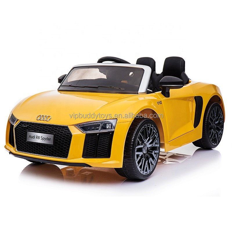 Cheap Factory Wholesale License AUDI R8 Spyder MINI Toy Vehicle Kids Electric Baby Ride on Car