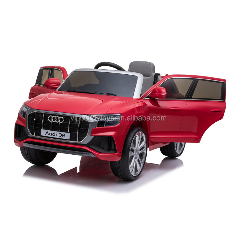 VIP Buddy New Licensed AUDI Q8 12V Battery Four Wheels Powerful Toy Parental Controlled Kids Drive Ride on Cars