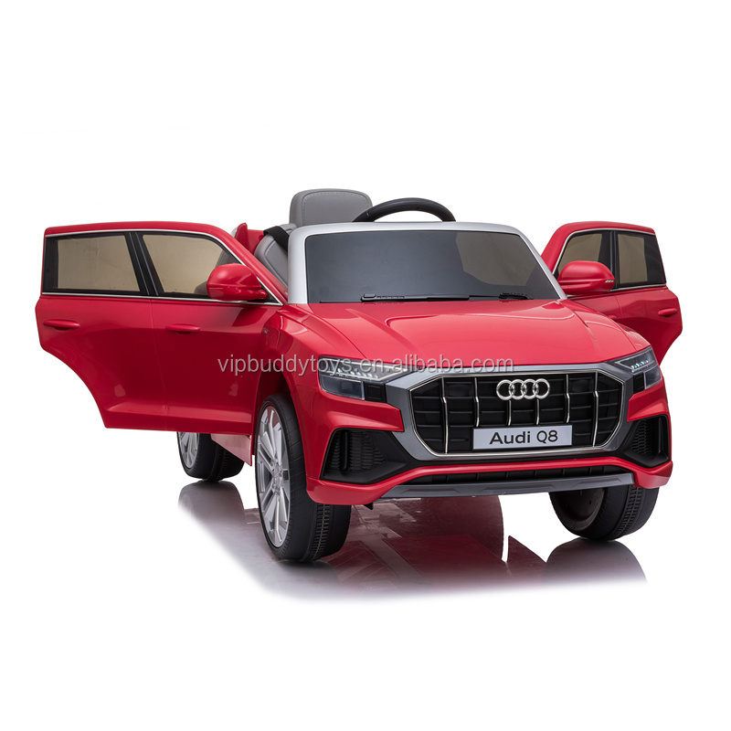 VIP Buddy New Licensed AUDI Q8 12V Battery Four Wheels Powerful Toy Parental Controlled Kids Drive Ride on Cars