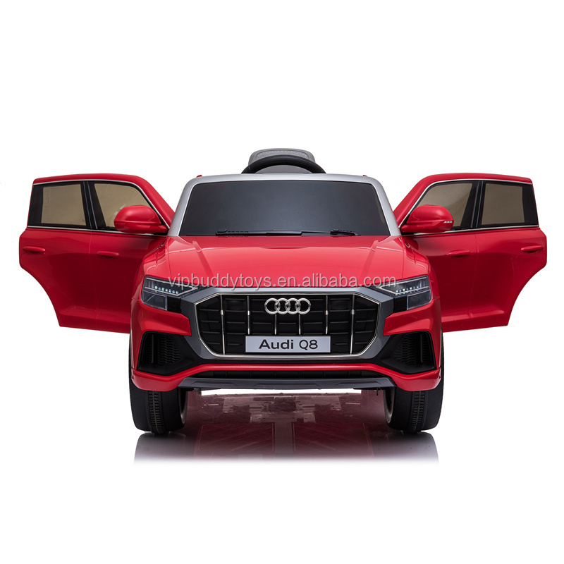 VIP Buddy New Licensed AUDI Q8 12V Battery Four Wheels Powerful Toy Parental Controlled Kids Drive Ride on Cars