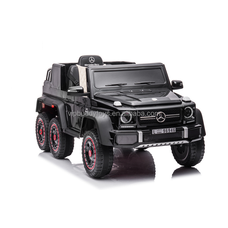 Licensed Mercedes Benz AMG G63 6x6 Electric Ride On Car for Kids with 2.4G with Remote Control 6*Motors Parent Seat