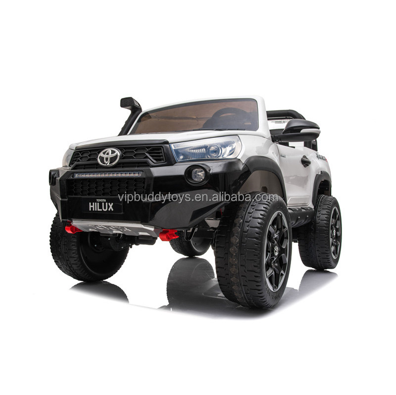 New Model Baby 12V Remote Control Car For Kids Ride On Car Licensed Pickup Truck Toyota Hilux Toy Car