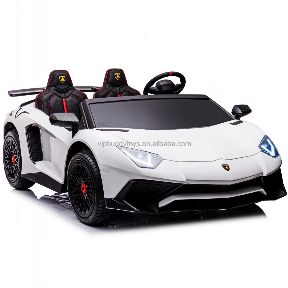 VIP Buddy Luxury Big Two Seat Brushless Kids Ride-on Electric Inflatable Ride-ons 24V Kids Ride on Lamborghini Car