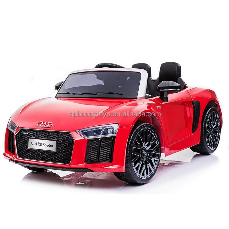 Cheap Factory Wholesale License AUDI R8 Spyder MINI Toy Vehicle Kids Electric Baby Ride on Car