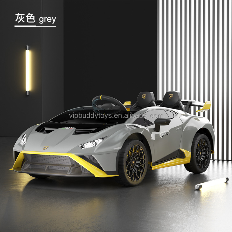 VIP BUDDY Licensed Lamborghini Huracan STO Supercar Drift Car Remote Control Kids Electric Car Children Vehicle RC Drift Car