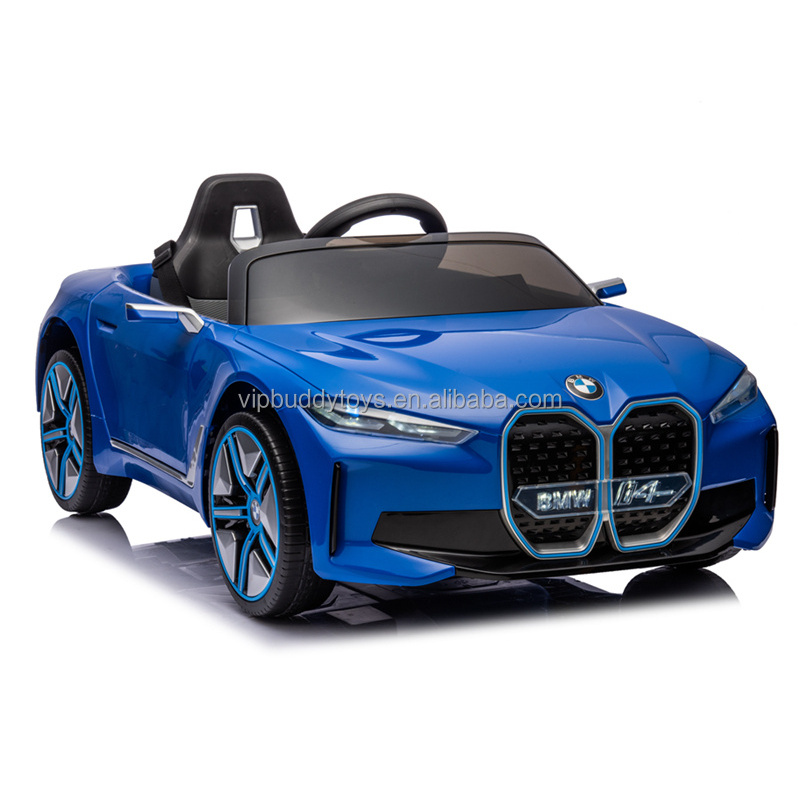 VIP BUDDY New License  BMW I4 Baby Toys Hobbies Battery Powered Jiajia Kids Electric Vehicles Children Ride on BMW Kids Car