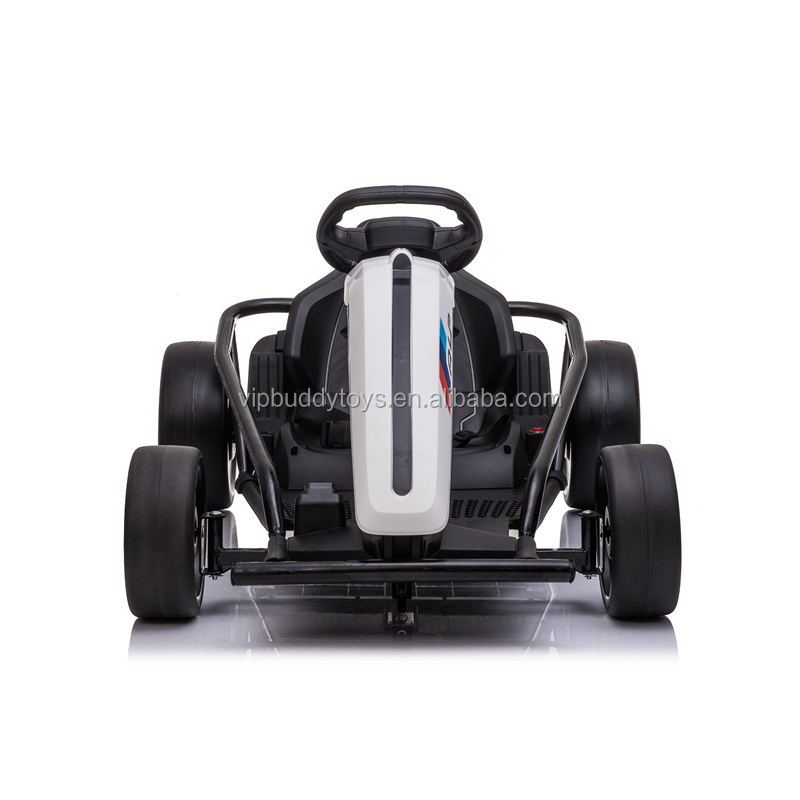 VIPBUDDY Hot Newest 24V Battery Two Driving Motors Drift Ride on Car Toy Electric Go Kart for 8-12 Years Old Kids