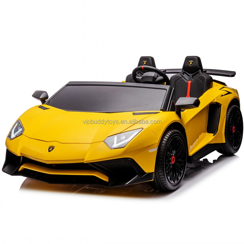 VIP Buddy Luxury Big Two Seat Brushless Kids Ride-on Electric Inflatable Ride-ons 24V Kids Ride on Lamborghini Car