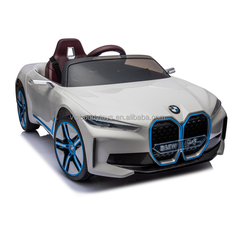 VIP BUDDY New License  BMW I4 Baby Toys Hobbies Battery Powered Jiajia Kids Electric Vehicles Children Ride on BMW Kids Car