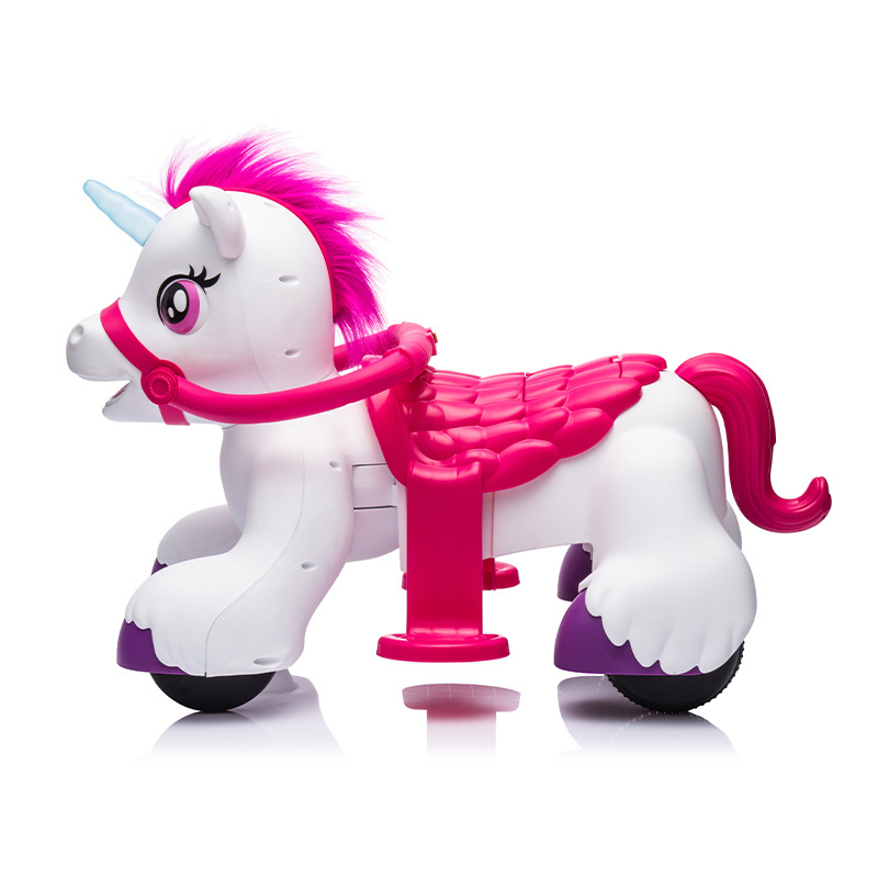 Wholesale Unisex Electric Scooter Ride-on Cars and Animals Battery-Powered kids ride on unicorn toy for 2-4 and 5-7 Years