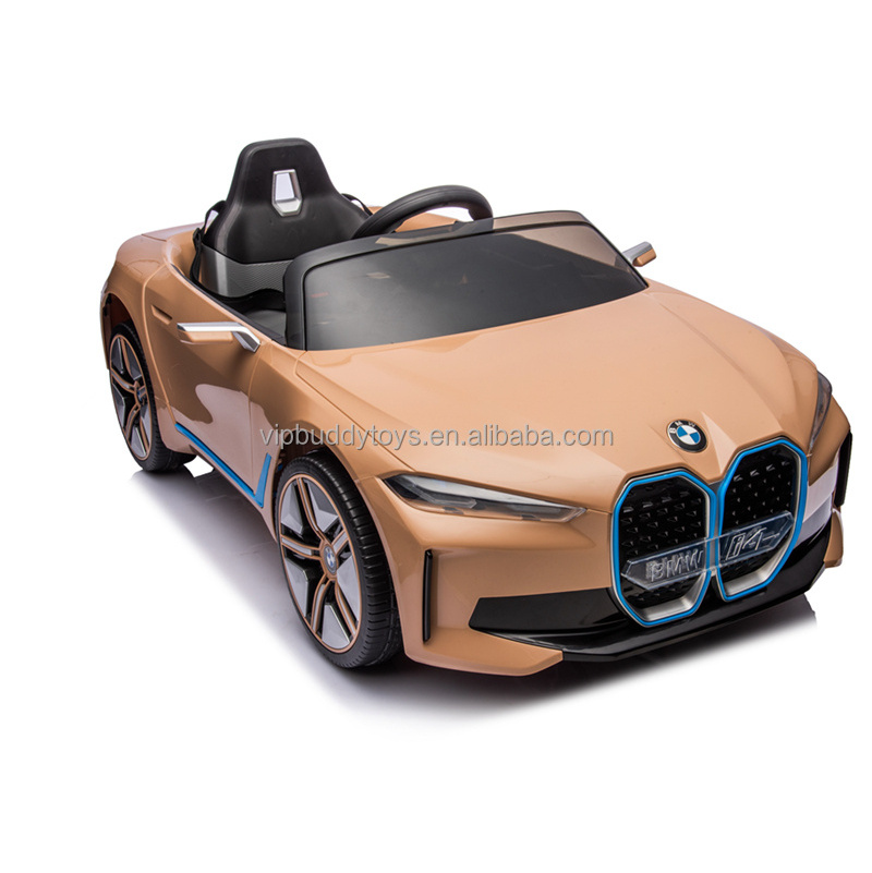 VIP BUDDY New License  BMW I4 Baby Toys Hobbies Battery Powered Jiajia Kids Electric Vehicles Children Ride on BMW Kids Car