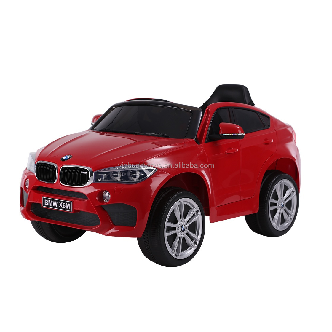 Best Selling Cheap Licensed BMW X6M Kids Steering Wheel Ride on Toy Remote Control Powerful Electric Cars