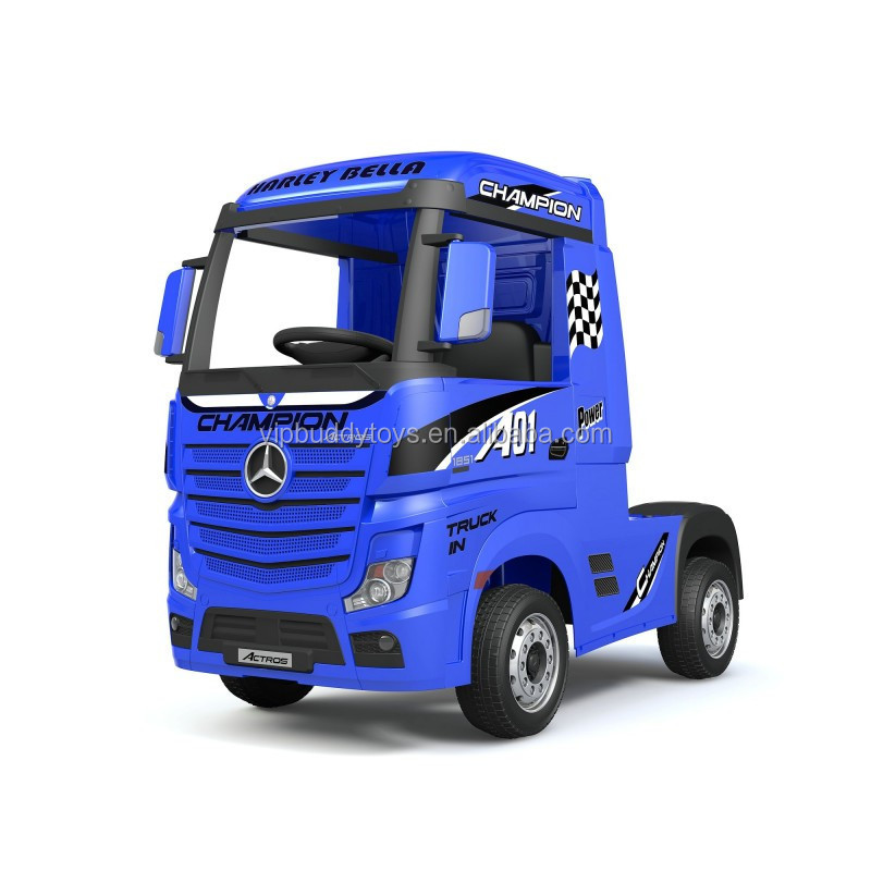 Actros Heavy Truck Battery Powered Four Wheels Electric Car kids ride-on Cars Mercedes f nyk pez g p igazib l f nyk pez