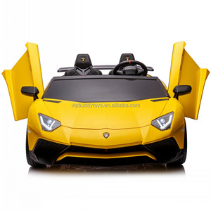 VIP Buddy Luxury Big Two Seat Brushless Kids Ride-on Electric Inflatable Ride-ons 24V Kids Ride on Lamborghini Car