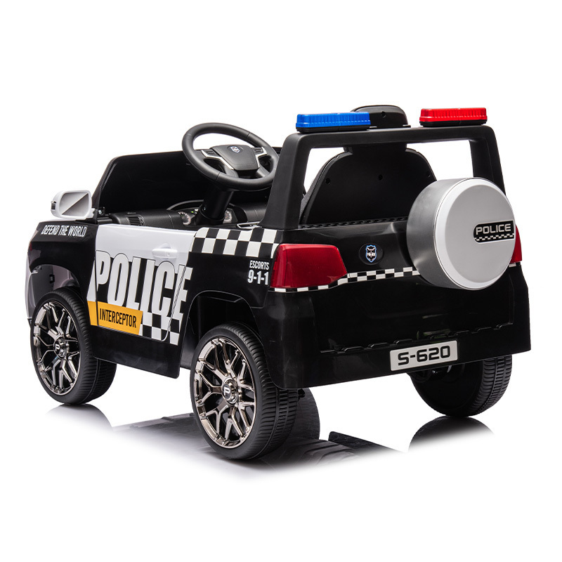 VIP Buddy Kids Ride on Electric Car Toy 4X4 12V Plastic Police Car for Ages 2-7 Wholesale Unisex Electric Vehicle