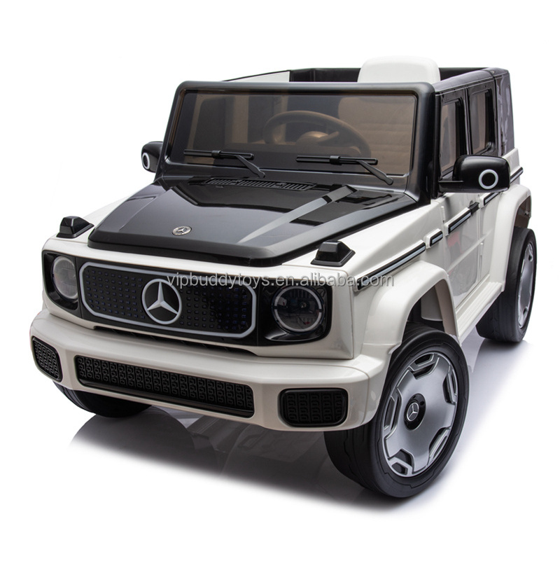 VIP BUDDY New License Mercedes-Benz EQG Ride on Mercedes Benz AMG Toy Cars Kids Electric Cars with Rubber Tires