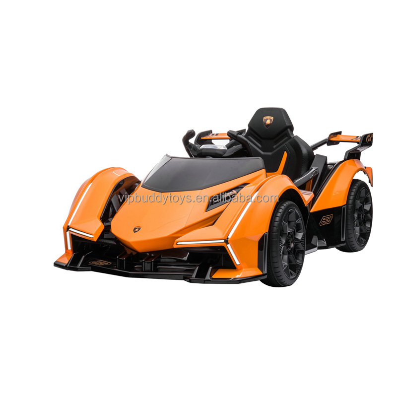 New fashion Licensed GT V12 Kids Electric Baby Smart RC Child 12V Battery Powered Ride on Lamborghini Toy Car