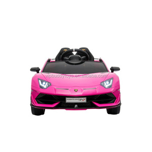 Vip Buddy New Original Licensed Lamborghini SVJ Ride on Car Remote Toy Mini Lamborghini Electric Car for Kids