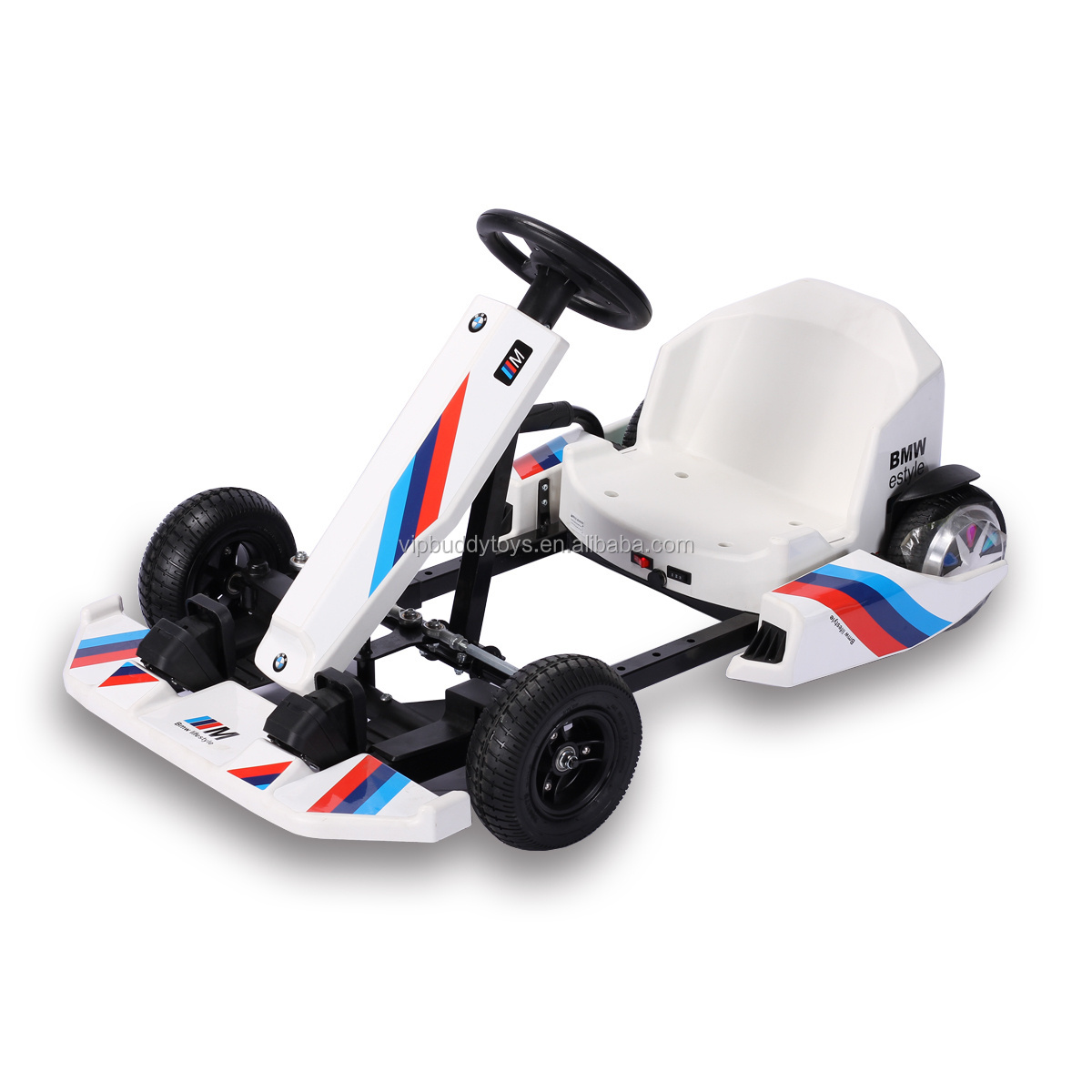 VIP BUDDY Hottest 36V Battery Two 250w Motors Kids Mini-Kart Ride on Car Toy Electric Go Kart for 8-12 Years Old Kids