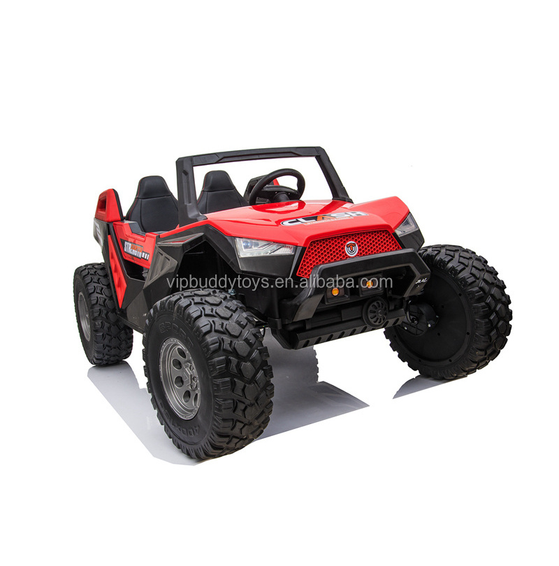 VIP BUDDY Twin Ride on Toys Car Kids 1928 Utv Go Cart Gas Plastic 24v Battery Powered Electric Kids Driving Car UTV ST-D1928