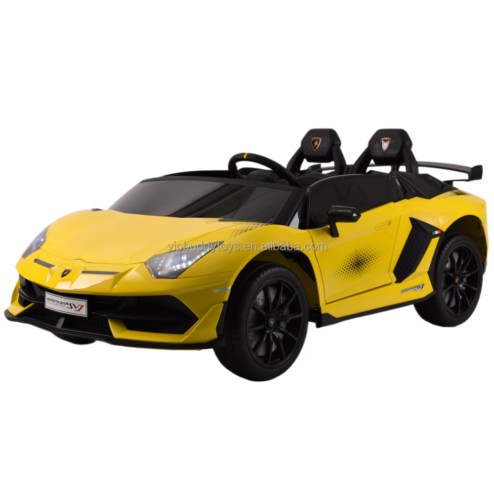 Baby Toys Child Kids Battery Power Big Two Seats 24V Ride on Real Lamborghini with Light and Music Ride on Electric Car for Kid